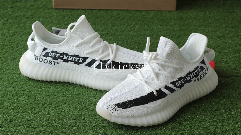 Off White x Adidas Yeezy Boost 350 V2 White